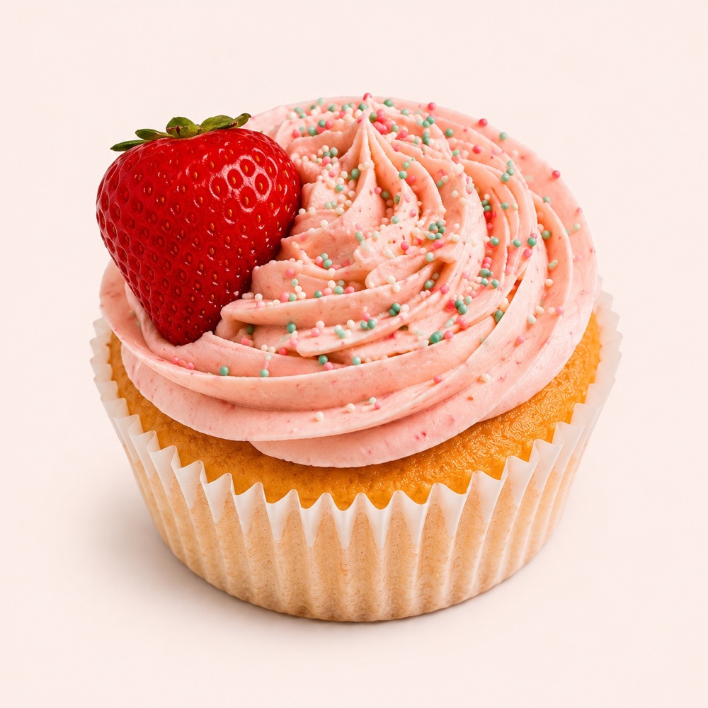 Strawberry cupcake